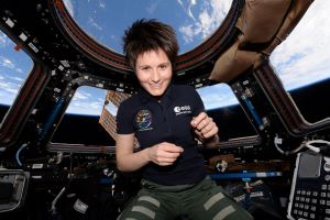 Samantha Cristoforetti onboard the International Space Station